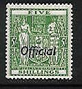 NZ New Zealand SG O119 Official 5s green Arms MLH