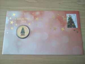 2011 Australian $1 Christmas PNC 1st Day Issue