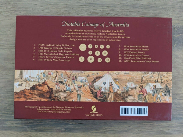 Notable Coinage of Australia 12 coins Limited Edition Collection Sherwood