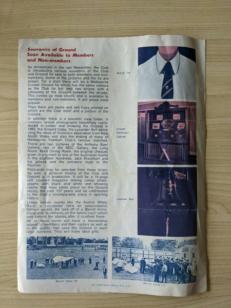 August 1975 No 59 MCC News Letter