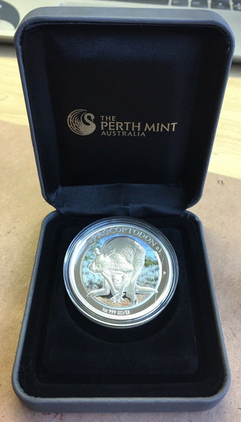 Australia 2013 Perth Mint Megafauna Procoptodon .999 Silver One Ounce Proof