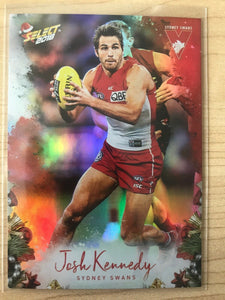 AFL 2018 Select Christmas Holofoil Card X186 - Sydney Swans, John Kennedy