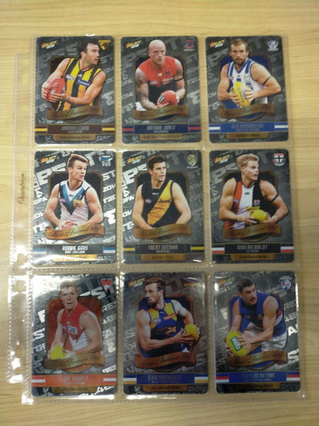 2015 Select Best And Fairest Complete Set Of 18 Cards