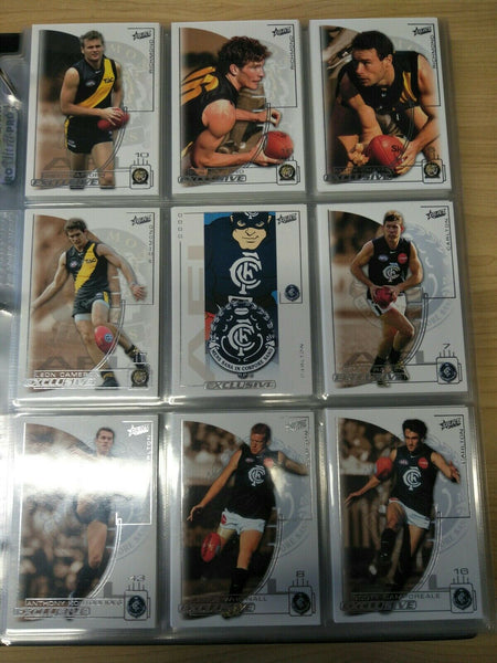 2002 AFL Select Exclusive Complete Base Set