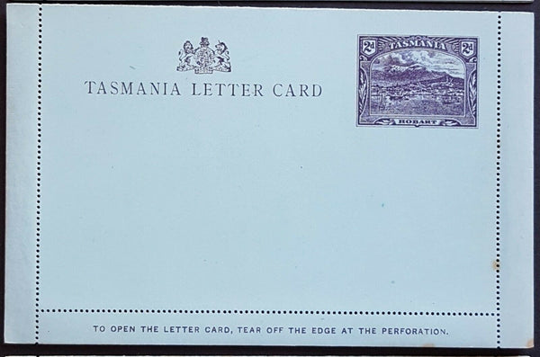 Tasmania Australian States 2d Letter Card Great Lake, A Fishermans Paradise. M