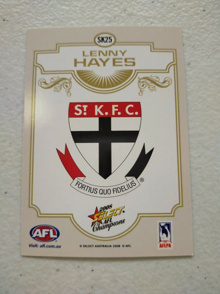 2008 Select AFL Champions Sketch Card Lenny Hayes St Kilda