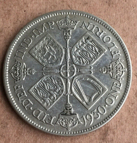 Great Britain UK 1930 George VI Florin. Extremely Fine Condition