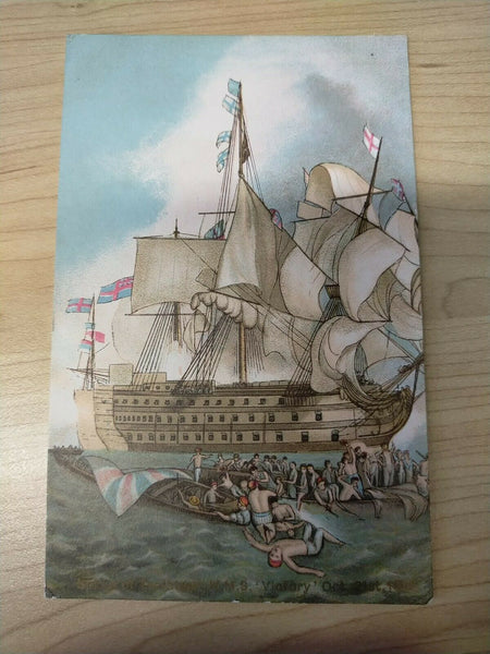 London Vintage Lord Nelson Lot of 6 Postcards Battle of the Nile + Trafalgar