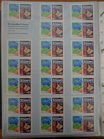 Australia Post 55c Personalised Stamp Sheet - Australian Stamps Professional