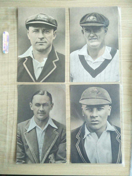 Australian English Cricket Postcards Test Match Stars And Favourites 20 Cards