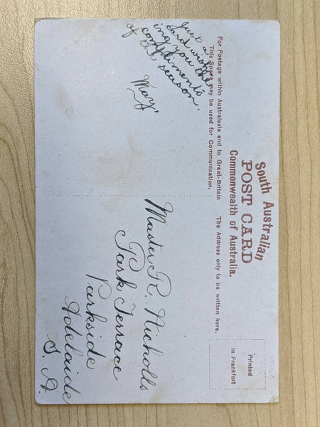 South Australia Post Card Lawn Bowls Bowling Green Adelaide