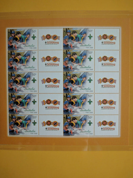 Australia Post Australian Scouting Celebrating 100 Years Stamp Pack