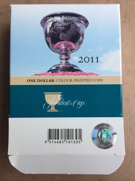 2011 “The Presidents Cup” $1 One Ounce .999 Silver  Proof Coin