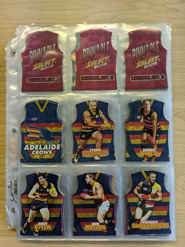 2009 AFL Select Pinnacle Die Cuts Complete Set