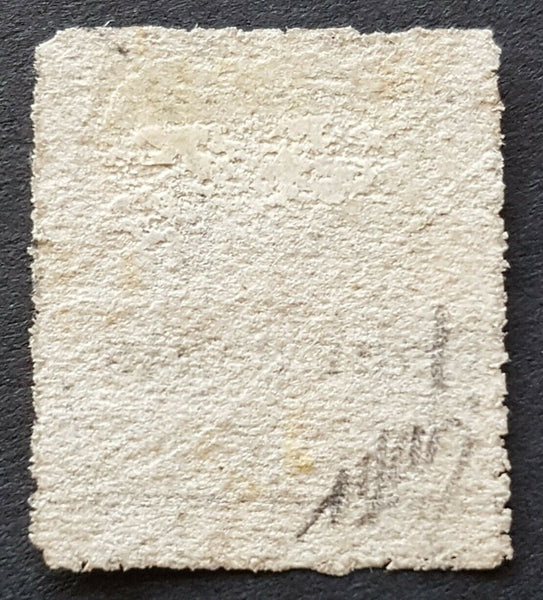 Pahang Malayan States 4c black Type 13 plain paper no stamp, trace of pink SG 26