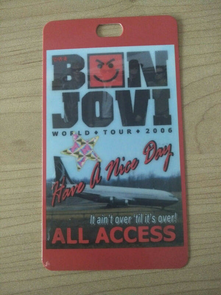 Bon Jovi Have A Nice Day World Tour All Access Vault Ticket