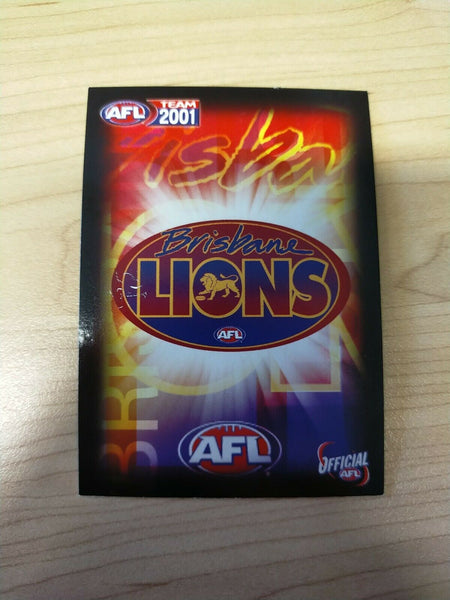 2001 Teamcoach Gold Prize Card Brisbane 204 Jason Akermanis