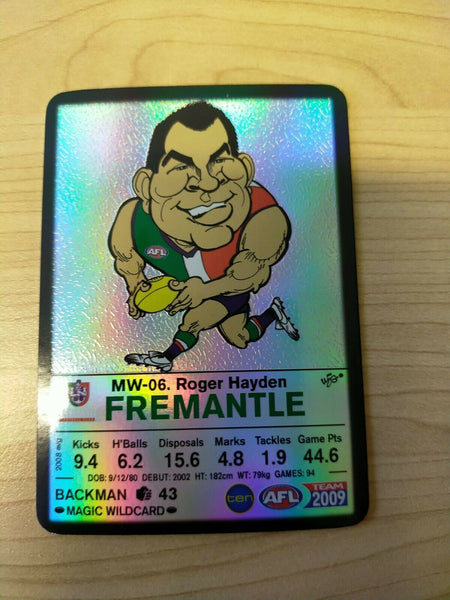 2009 Teamcoach Magic Wildcard Printing Error Card Eddie Betts Carlton