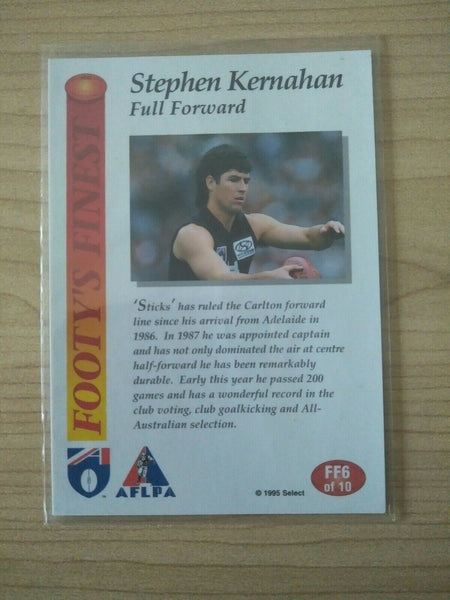 1995 Select Footy's Finest Stephen Kernahan Carlton Blues