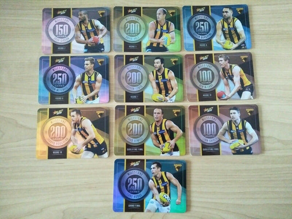 2015 Select Milestones Hawthorn Hawks Team Set MG40-49