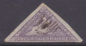 Cape of Good Hope South AfricaSG 20 6d bright mauve Triangle Fiscal used