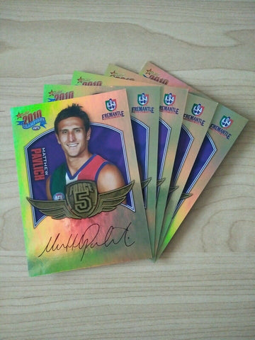 2010 Select Champions Gold Force Signature Team Set Of 5 Cards Fremantle
