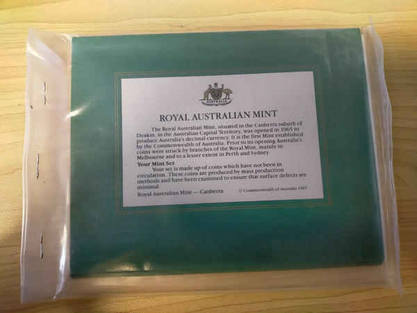 Australia 1985 Royal Australian Mint Uncirculated Mint Set Of Coins