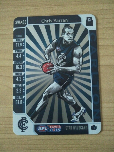 2015 Teamcoach Star Wildcard Chris Yarran Carlton SW-03