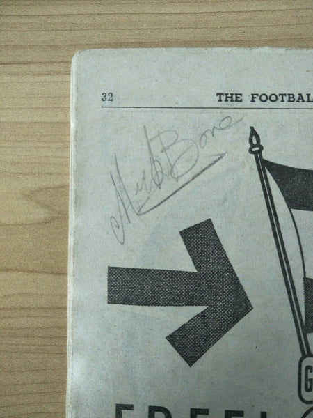 VFL 1963 April 20 Football Record Richmond v Collingwood - Signed By Mick Bone