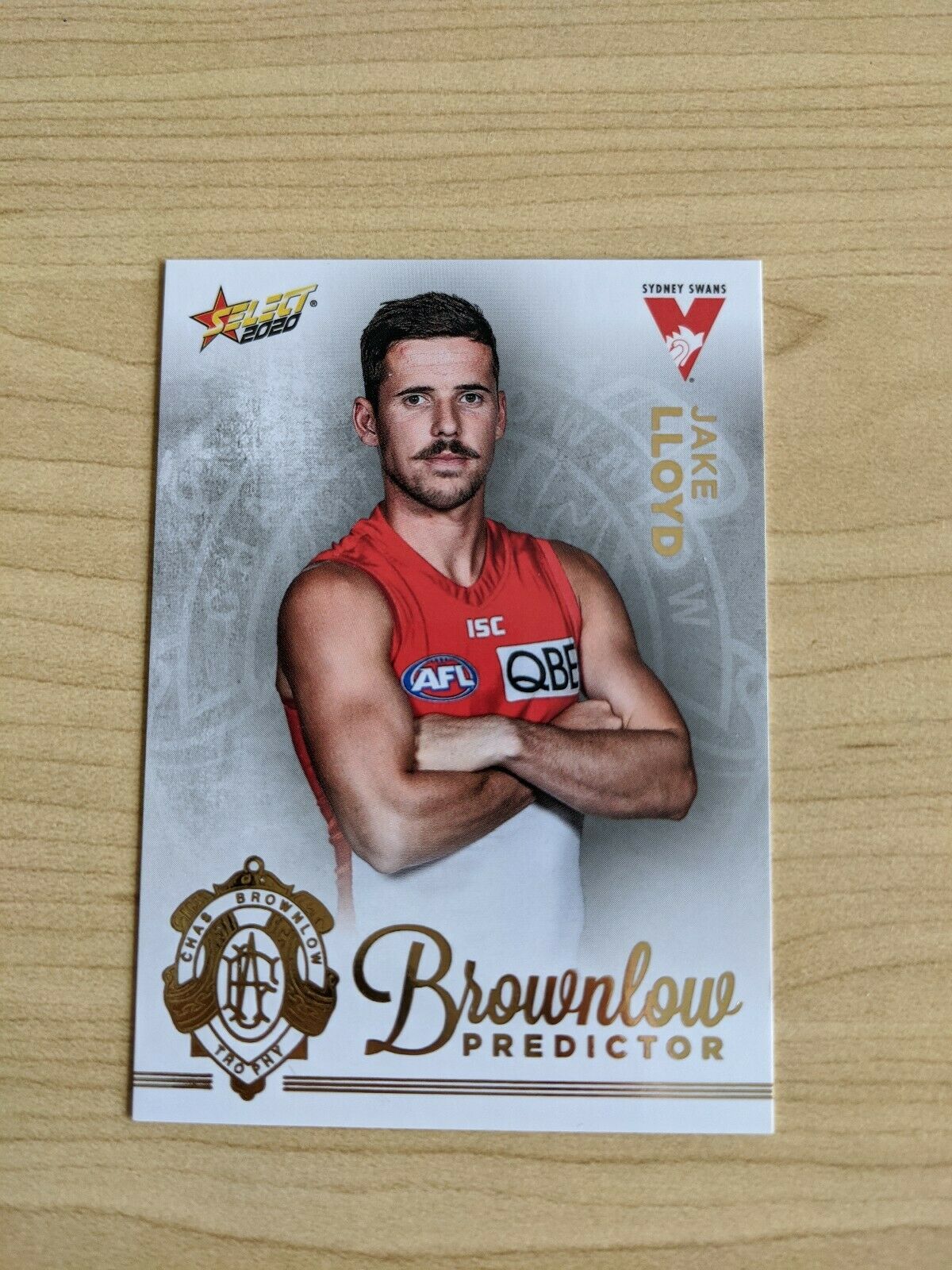 2020 AFL Select FOOTY STARS BROWNLOW PREDICTOR JAKE LLOYD 139/140