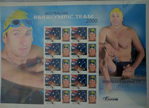 Australia Post 2000 Paralympic Team Brendan Burkett