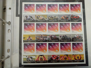 Australia 60c SES Souvenir Sheet - Casey Stoner Motorbike Racing x 2 Sheets MotoGP