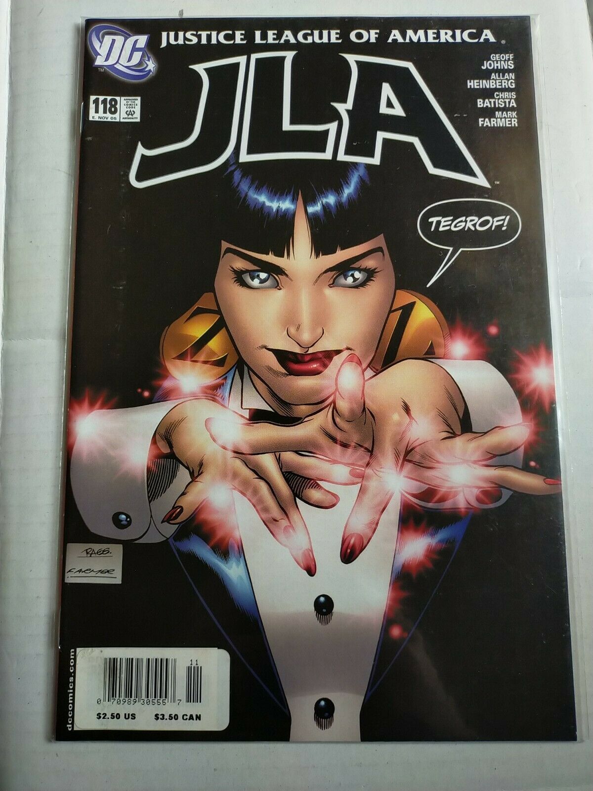 DC 2005 Early November #118 Justice League of America Comic