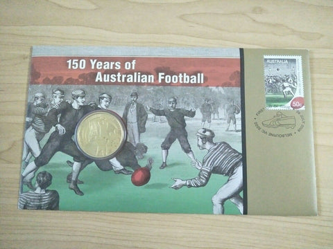 2008 $1 Australian 150 Years of Australian Football PNC 1st Day Issue