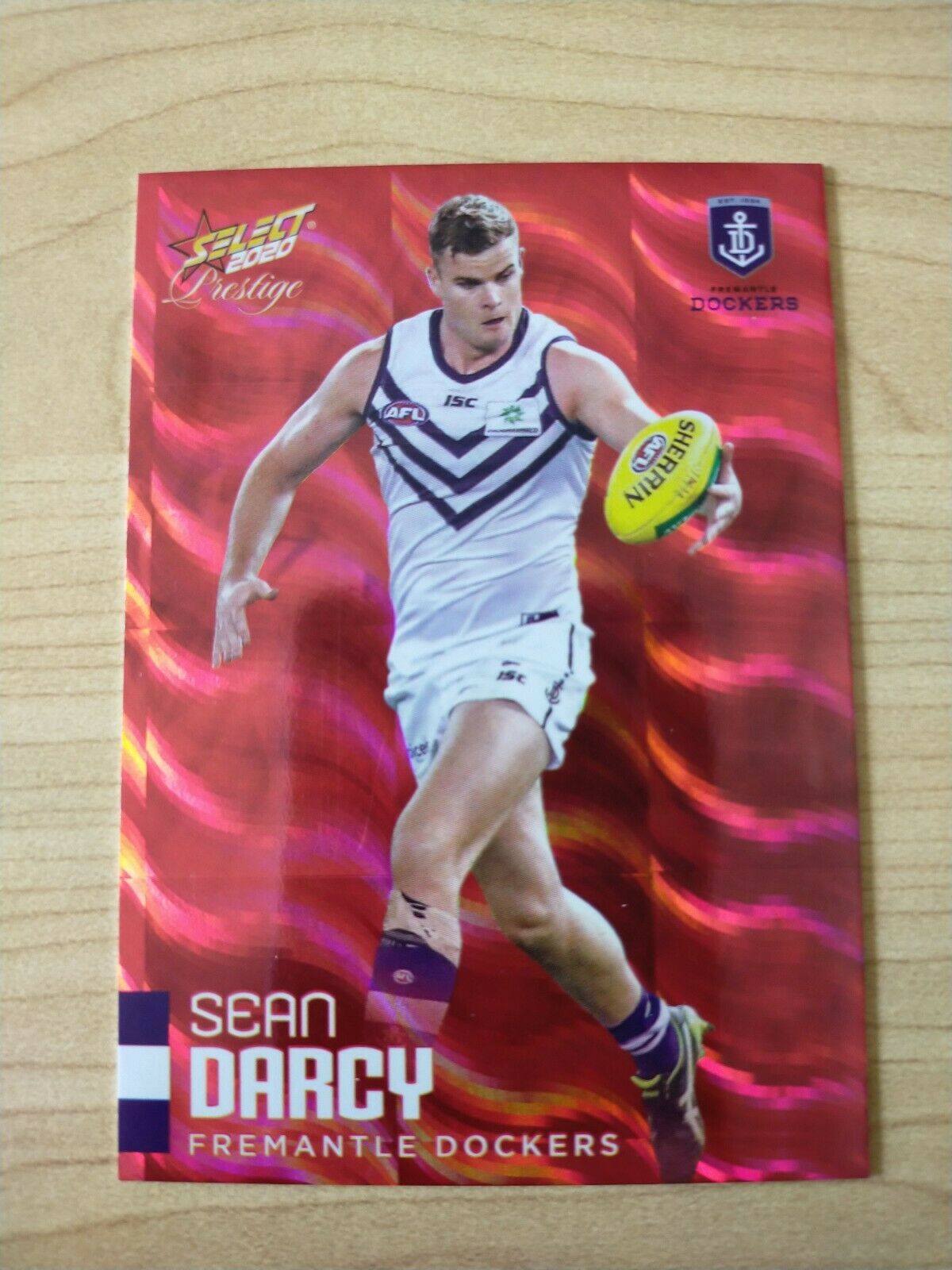 2020 Select Prestige Red Parallel Sean Darcy Fremantle No. 072/170