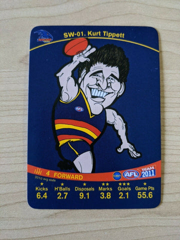 2011 Teamcoach Sample Star Wildcard SW-01 Kurt Tippet Adelaide