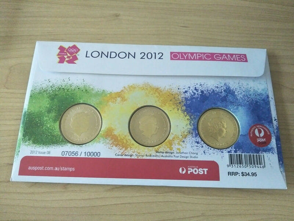 2012 $1 Australian London Olympics 1st Day Cover Limited Edition