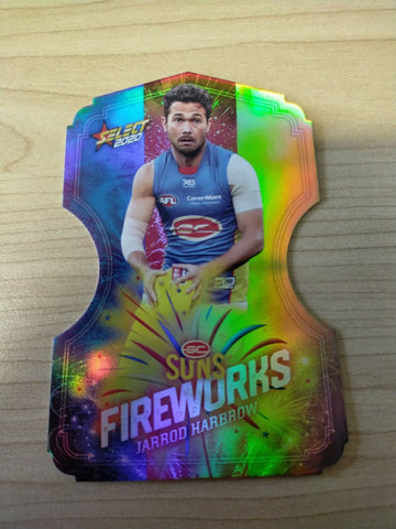 2020 Select Footy Stars Fireworks Jarrod Harbrow GC Suns No.056/210