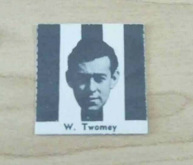 VFL 1956 Argus Newspaper Fireside Footballers Collingwood W Twomey Football Card