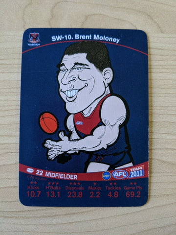 2011 Teamcoach Sample Star Wildcard SW-10 Brent Moloney Melbourne