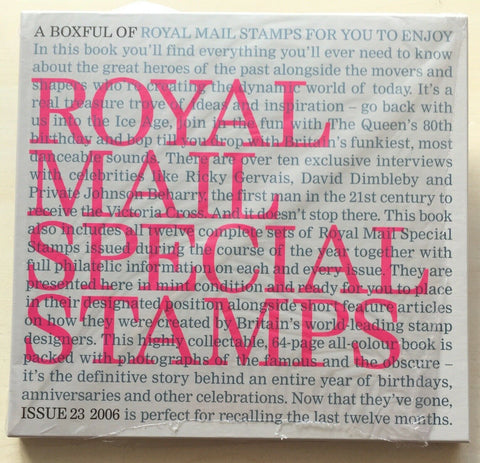 GB Great Britain 2006 Royal Mail Stamp Year Album Volume 23 Includes Years Issues.