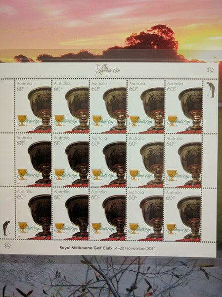 Australia Post The Presidents Cup Stamp Pack