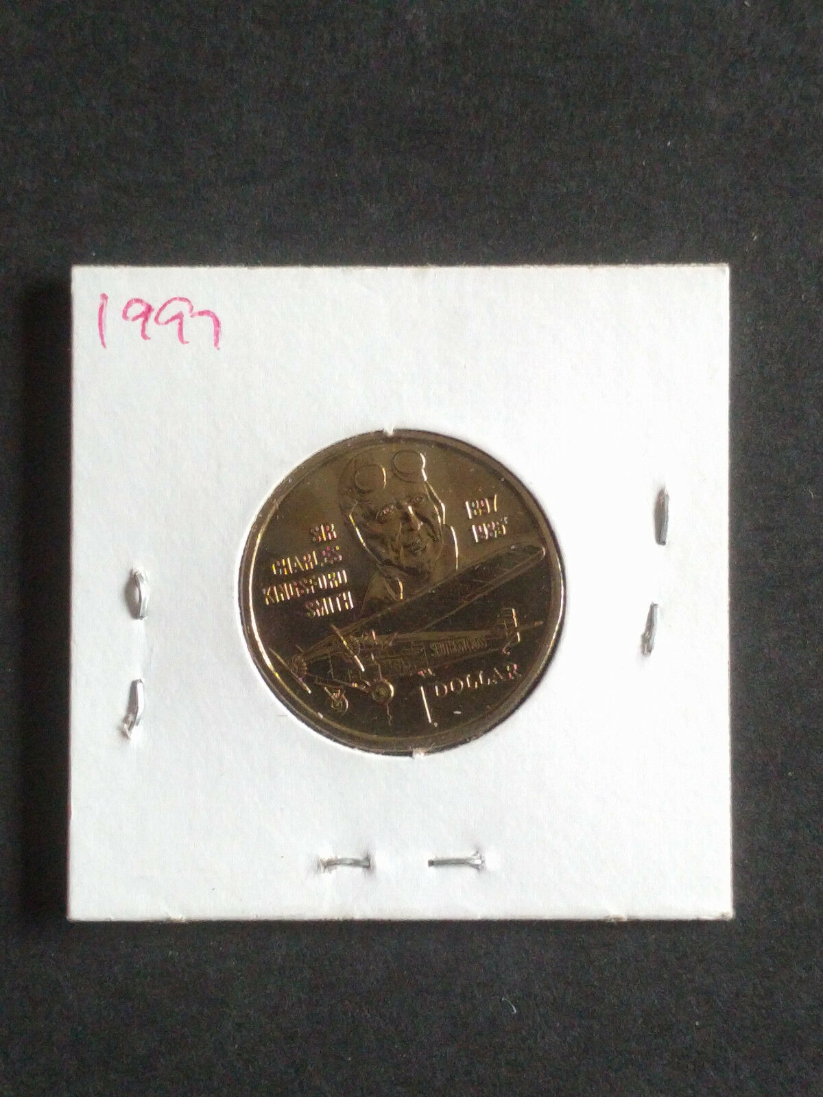 Australia 1997 $1 Sir Charles Kingsford Smith Uncirculated Coin