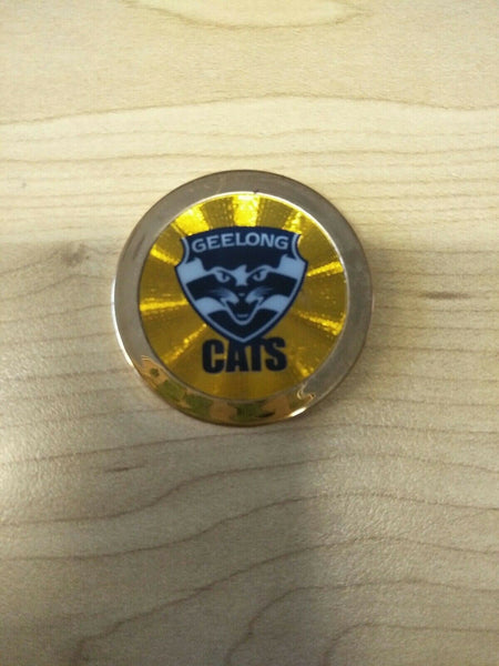 2007 AFL Topps Chipz Gold Team Logo Geelong Cats RARE