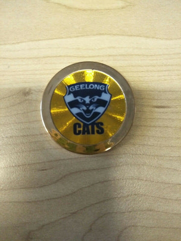 2007 AFL Topps Chipz Gold Team Logo Geelong Cats RARE