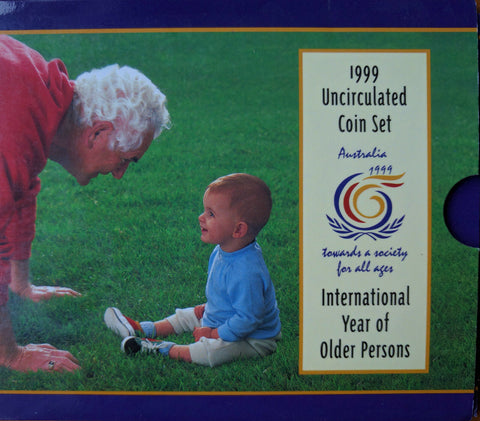 Australia 1999 Royal Australian Mint Year of the Older Person Uncirculated Coin Set