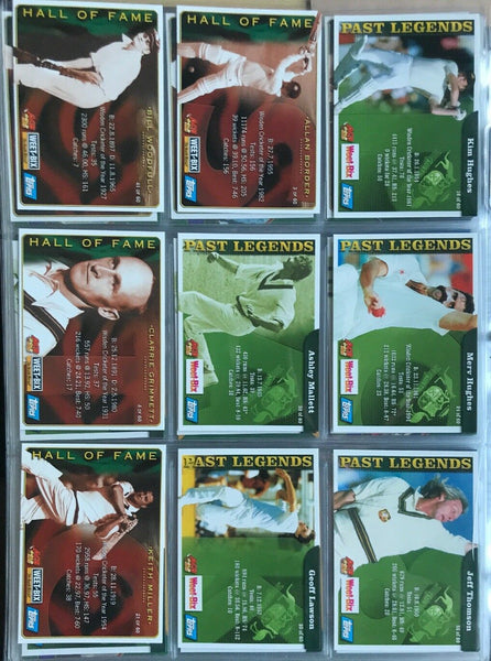 Weet-Bix Topps ACB Gold 2002 37 Assorted Australian Cards