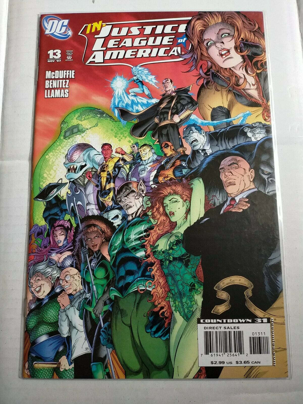 DC 2007 November #13 Justice League of America Comic