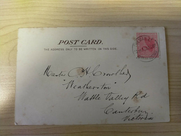 Australia 1907 Vintage "P&O Cruises S.S. Britannia" Ship Postcard