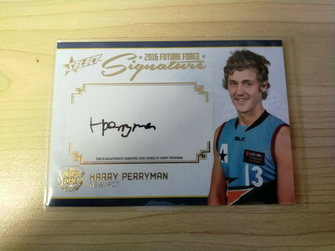 2016 Select Future Force Gold Signature Harry Perryman GWS